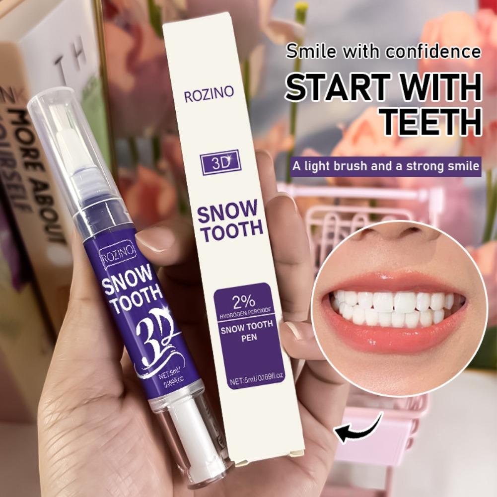 Teeth Whitening Pens - ユニセックスの口腔ケアペン。歯の着色を防ぎ、黄ばみを除去し、歯をきれいにするプロ仕様のホワイトニングペン。紫色のジェルを使用。