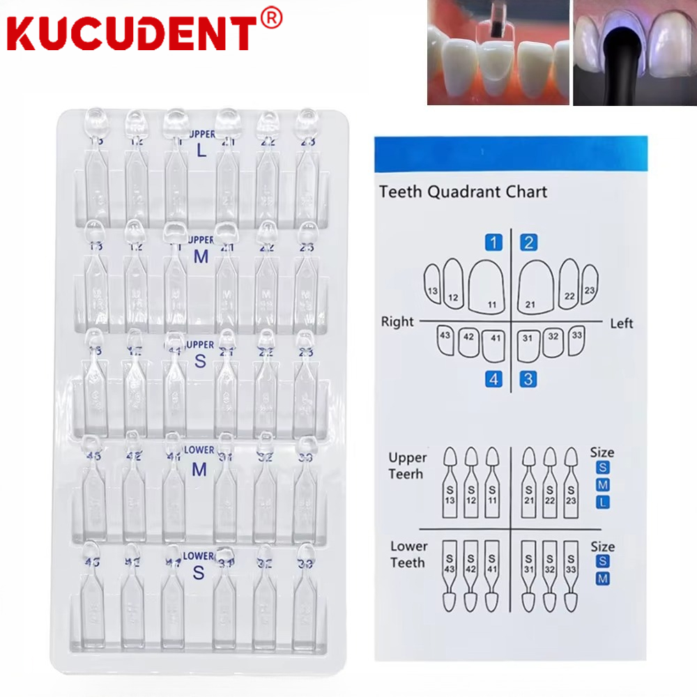 30個入り／セットの歯科用ベニア成形キット。コンポジットレジ - Teeth Whitening Moulds のレビューと価格